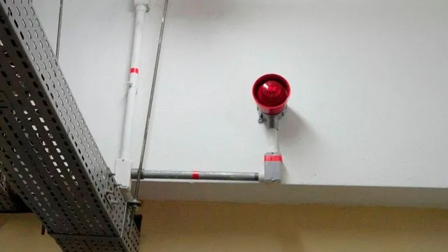 Instalação de sistema de alarme de incendio